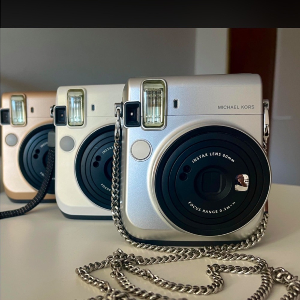 Michael Kors New Gold Fuji film Instax Polaroid camera - Picture 7 of 7